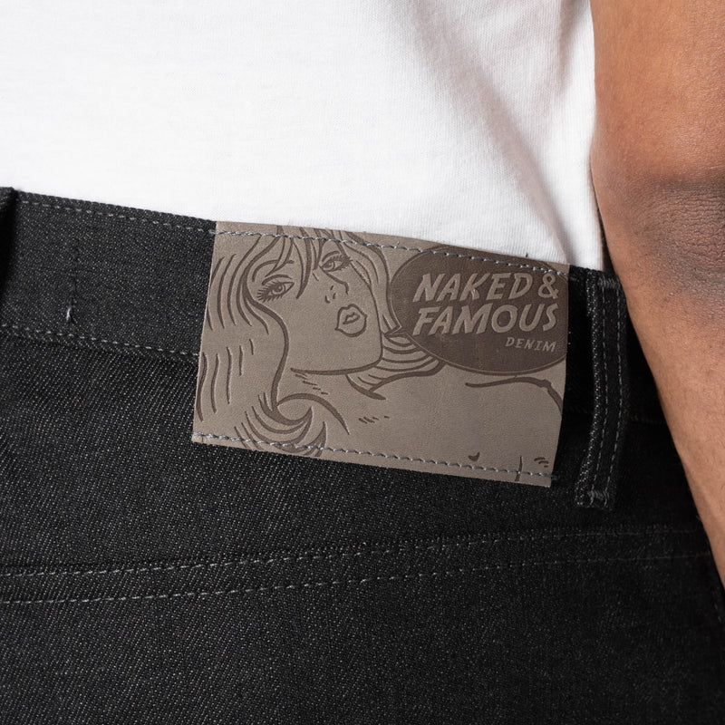 Easy Guy - Black x Grey Stretch Selvedge