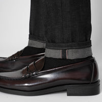 Easy Guy - Black x Grey Stretch Selvedge