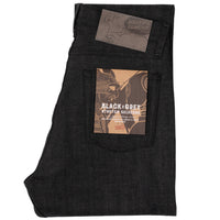 True Guy - Black / Grey Stretch Selvedge