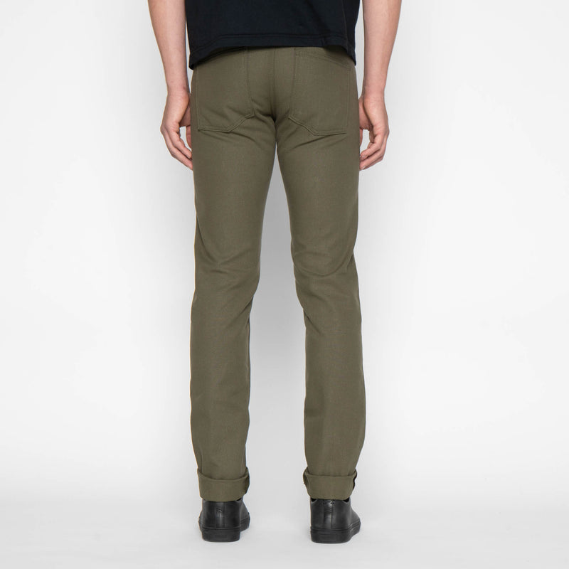 Super Guy - Army Green Duck Selvedge