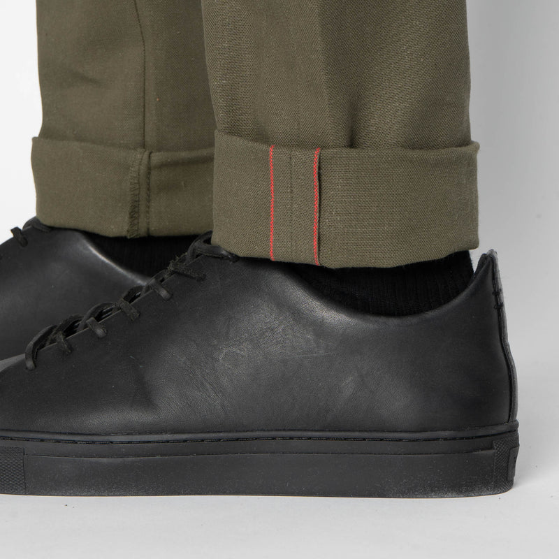 Super Guy - Army Green Duck Selvedge
