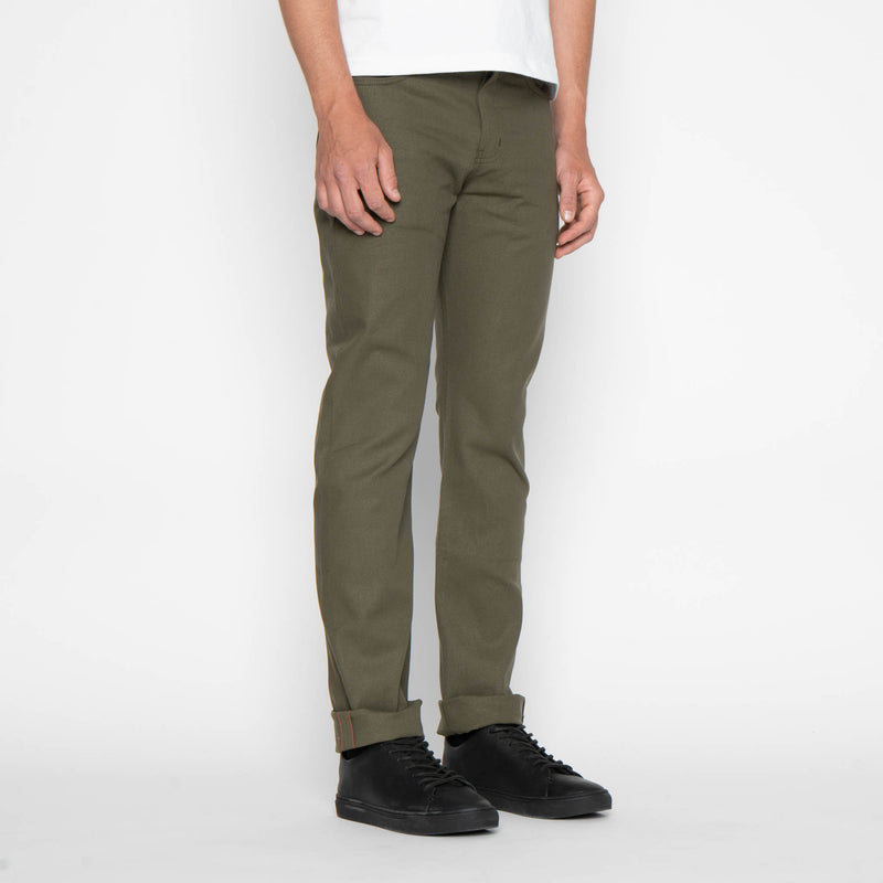 Weird Guy - Army Green Duck Selvedge