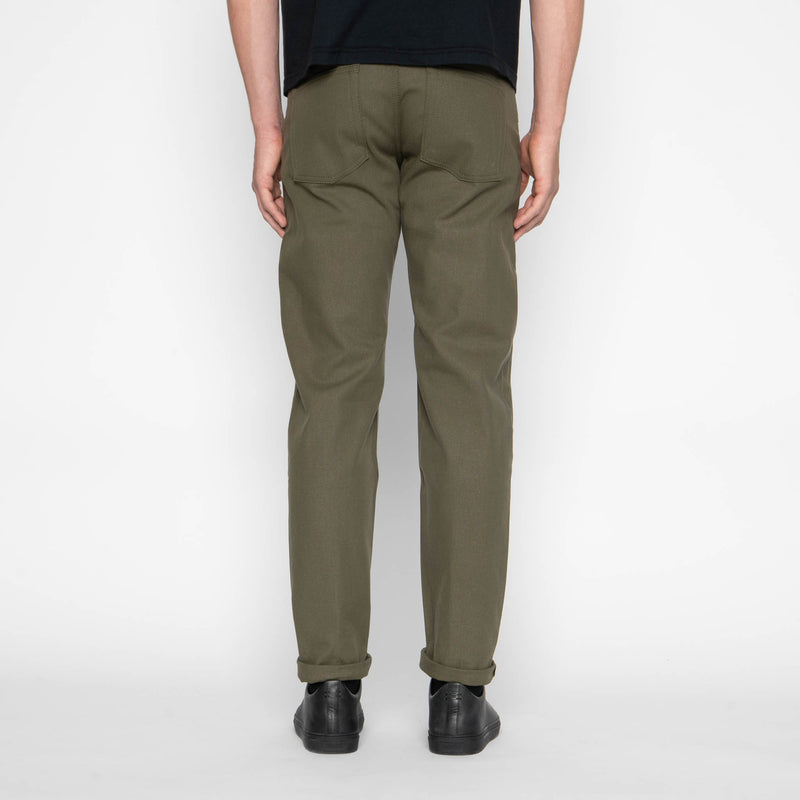 Easy Guy - Army Green Duck Selvedge