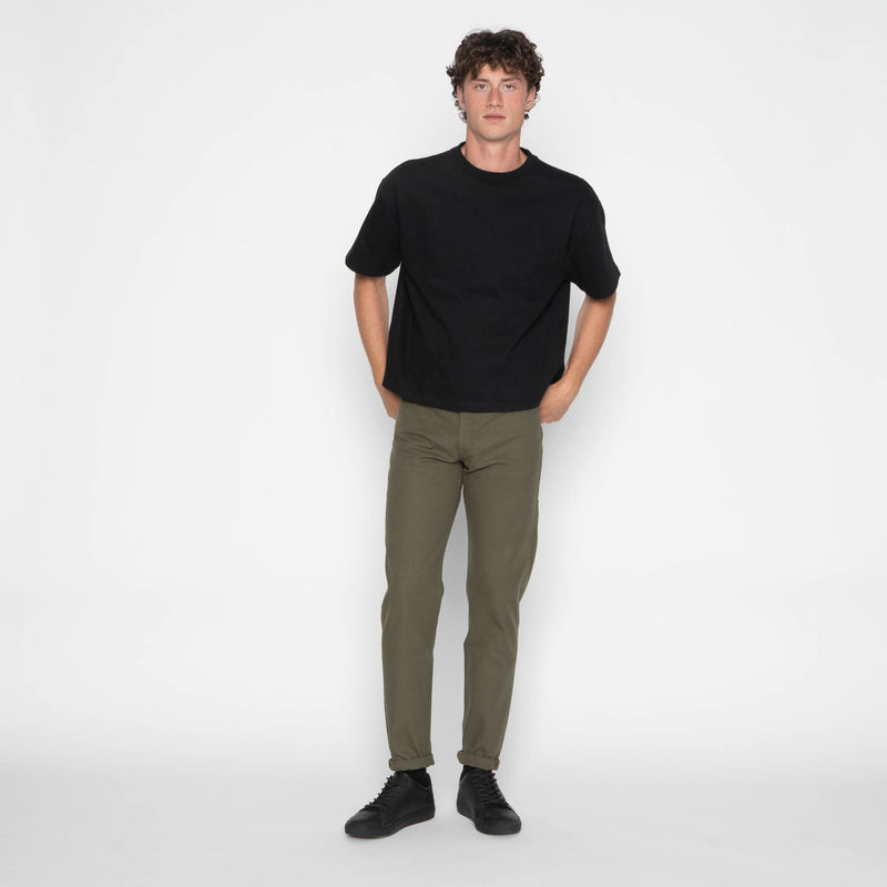 Easy Guy - Army Green Duck Selvedge