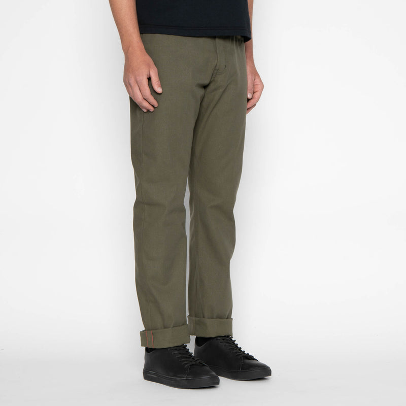 True Guy - Army Green Duck Selvedge