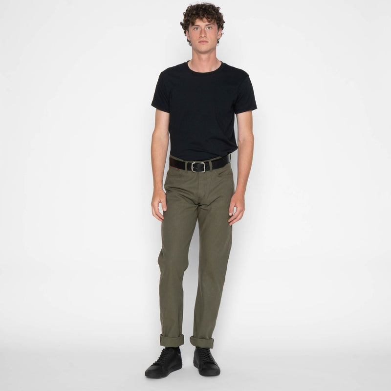 True Guy - Army Green Duck Selvedge