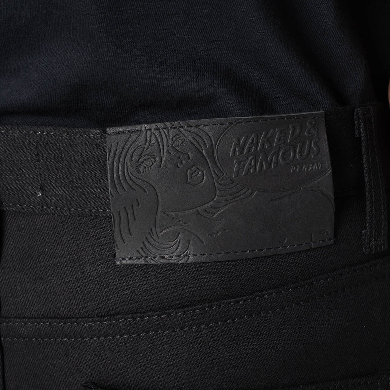 Super Guy - Solid Black Selvedge