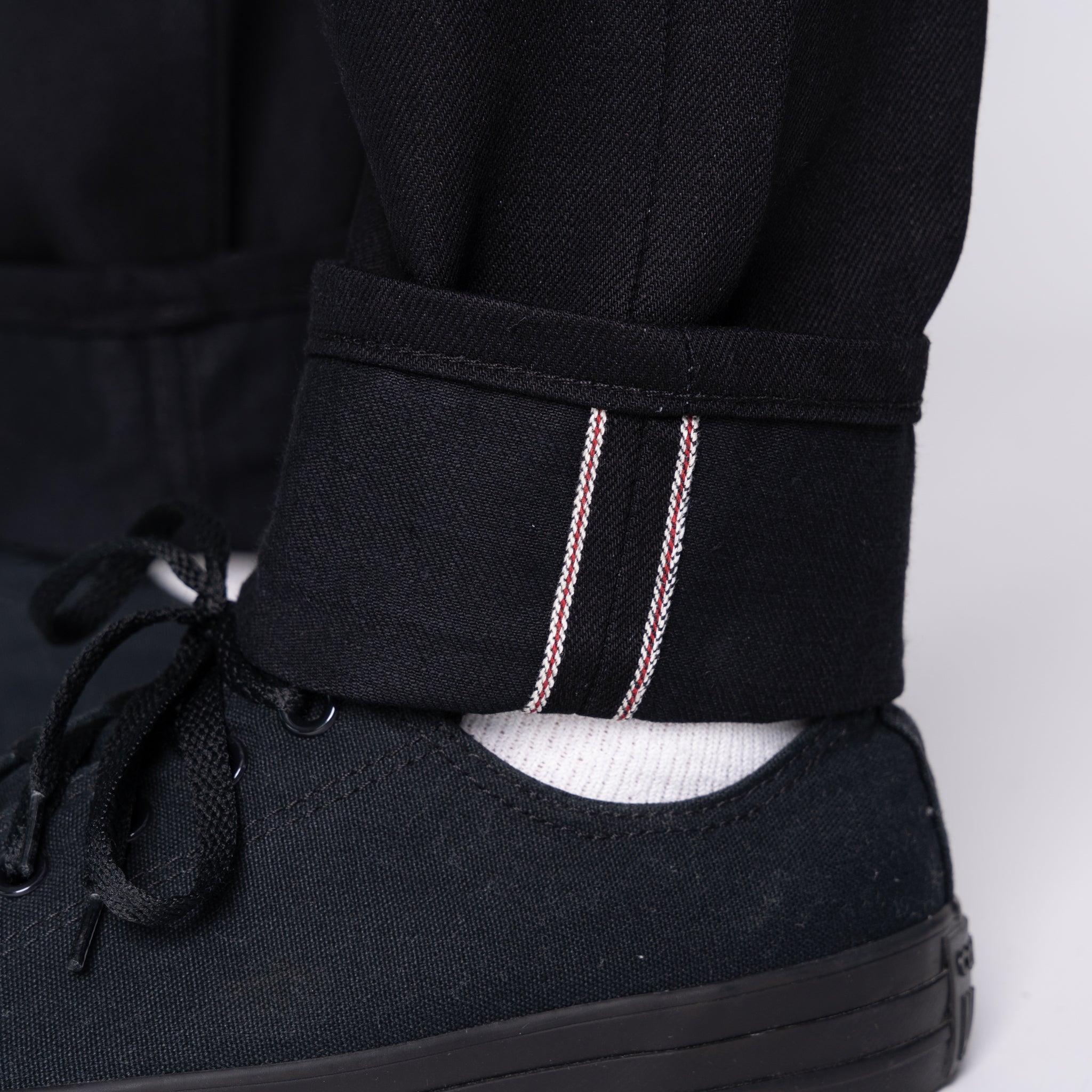 Easy Guy - Solid Black Selvedge - 36" Long Inseam by Naked & Famous Denim