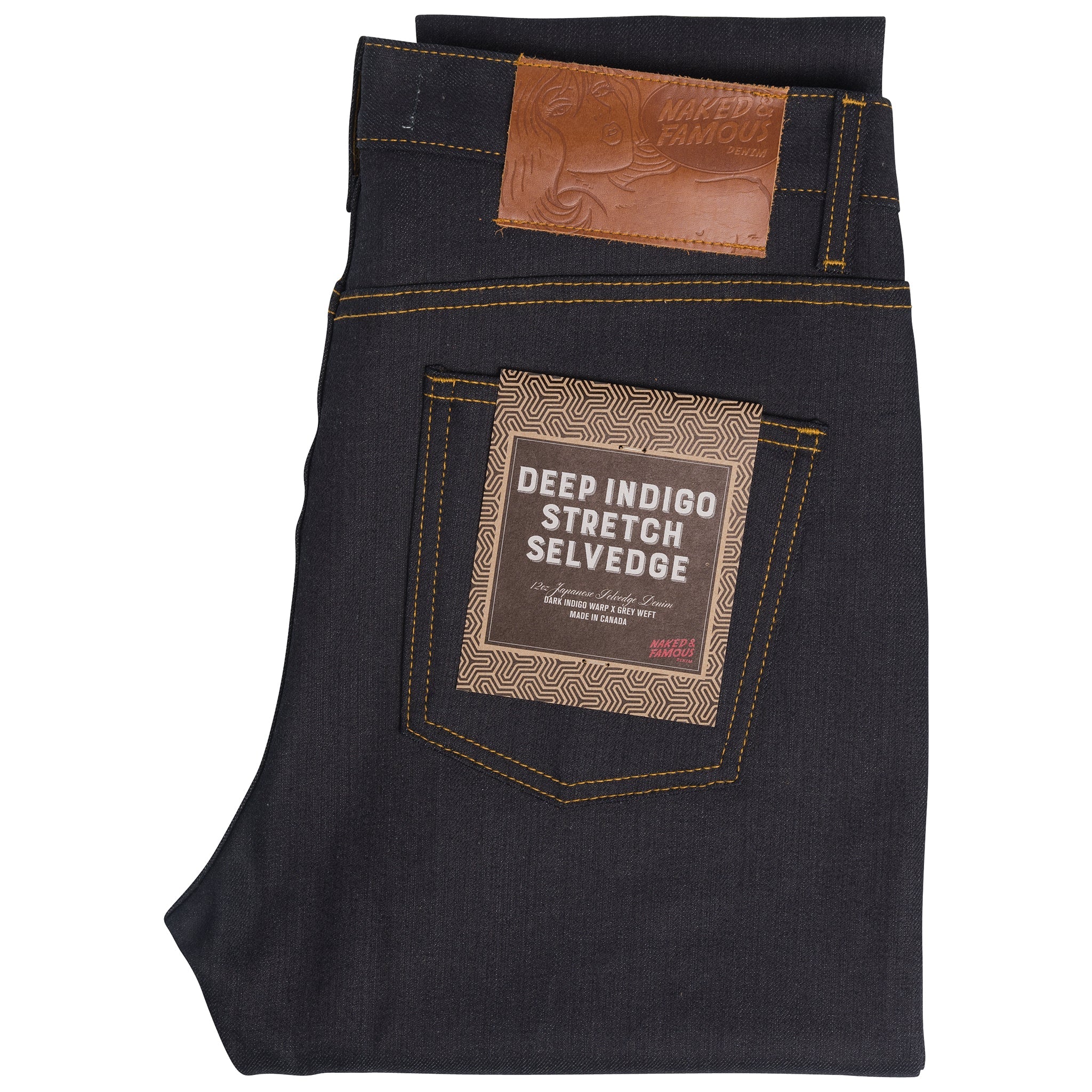 Stacked Guy - Deep Indigo Stretch Selvedge by Naked & Famous Denim