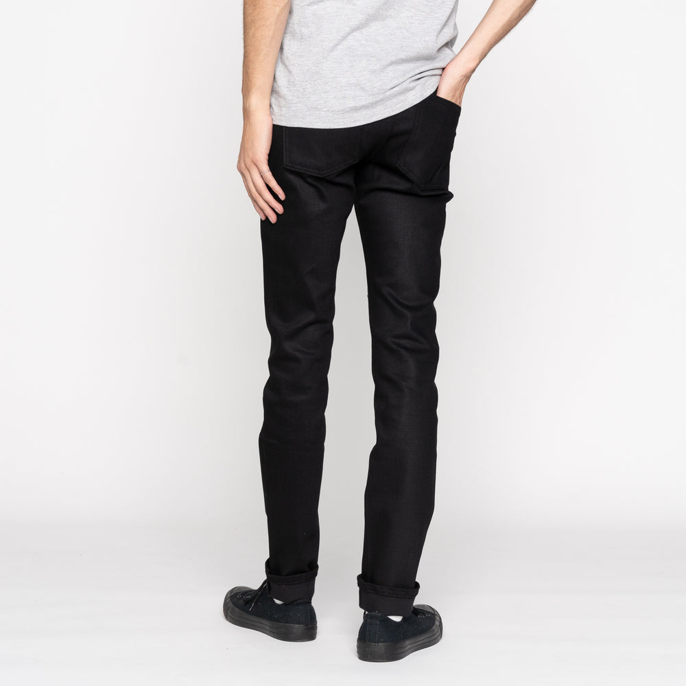 Super Guy - All Black Comfort Stretch by Naked & Famous Denim