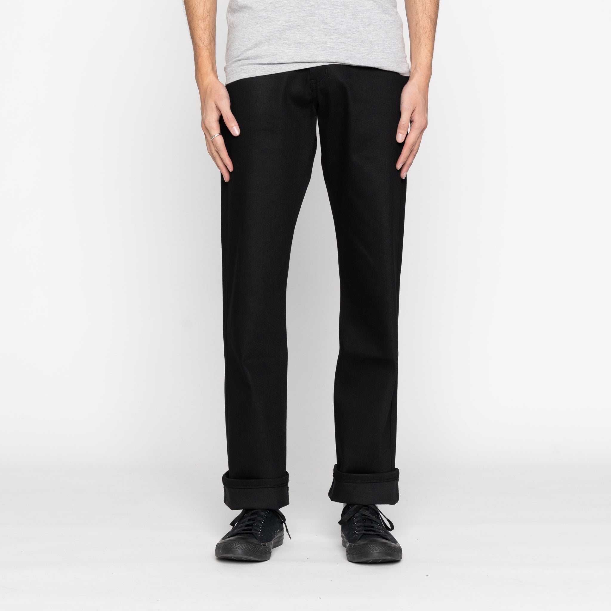 True Guy - All Black Comfort Stretch by Naked & Famous Denim