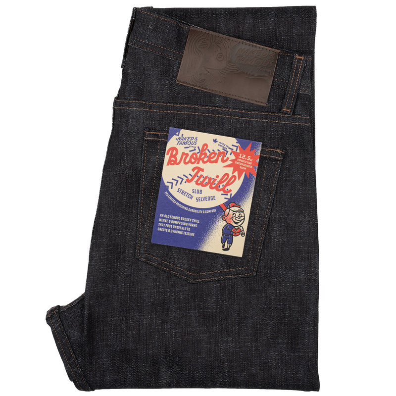 Weird Guy - Broken Twill Slub Stretch Selvedge | Naked & Famous Denim