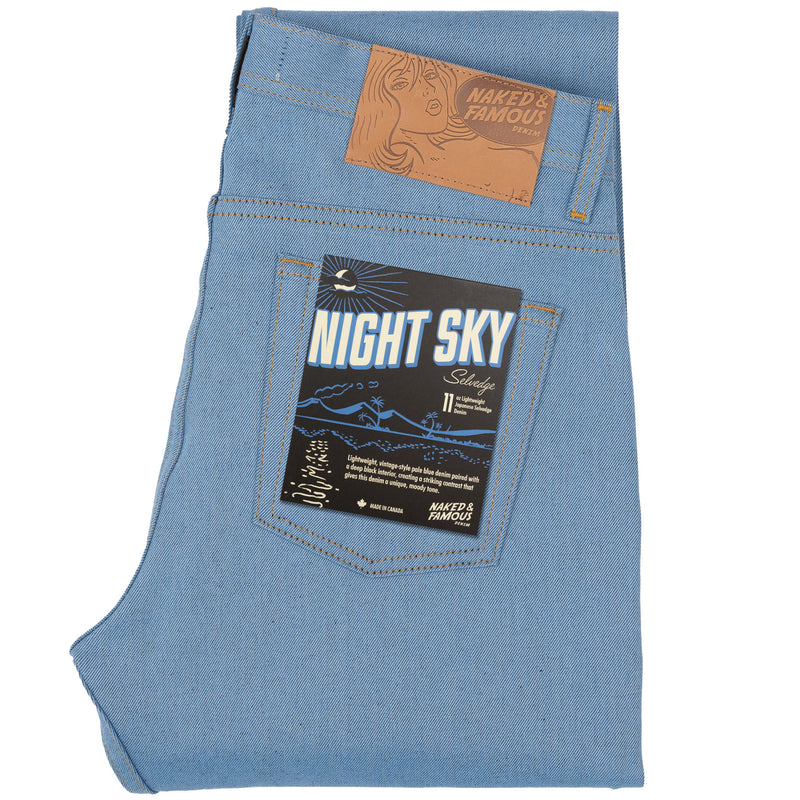 Weird Guy - Night    Sky    Selvedge