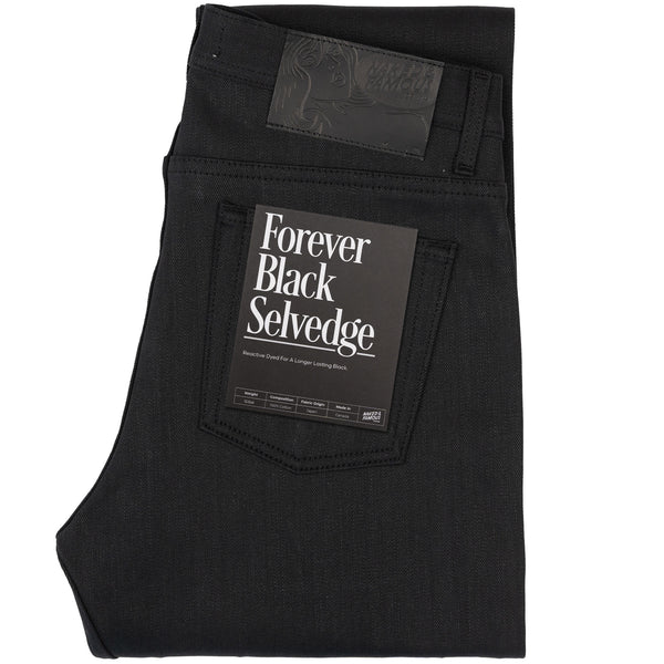 Weird Guy - Forever    Black    Selvedge