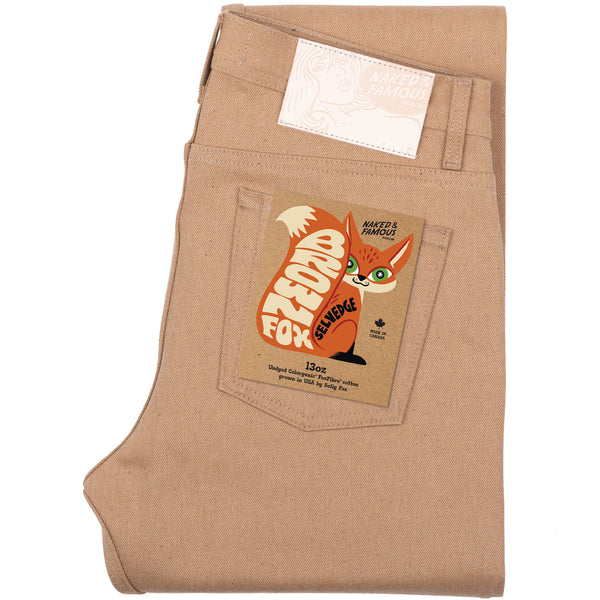 Weird Guy -  Brown Fox Selvedge - Brown