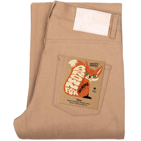 Strong Guy -  Brown Fox Selvedge - Brown