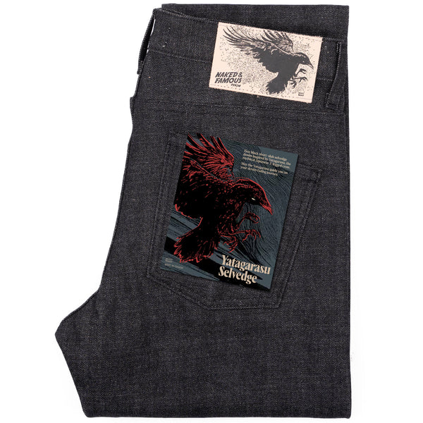 Super Guy - Yatagarasu Selvedge - Black