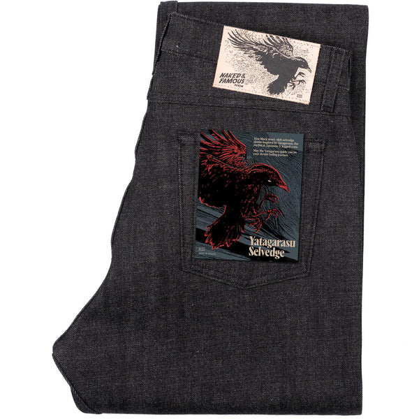 True Guy - Yatagarasu Selvedge - Black