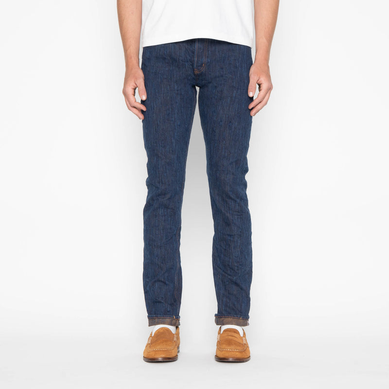 Super Guy - MIJ15 - Hand Dyed Natural Indigo x Kakishibu Intangible Cultural Treasure Selvedge Denim