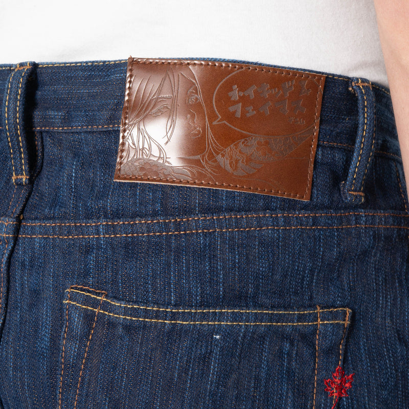 Super Guy - MIJ15 - Hand Dyed Natural Indigo x Kakishibu Intangible Cultural Treasure Selvedge Denim