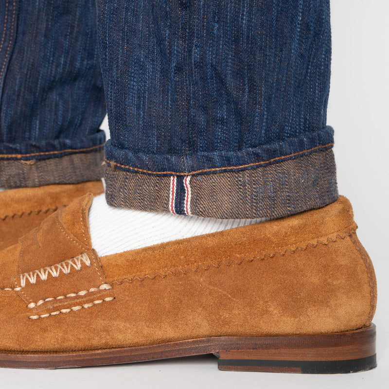 Super Guy - MIJ15 - Hand Dyed Natural Indigo x Kakishibu Intangible Cultural Treasure Selvedge Denim