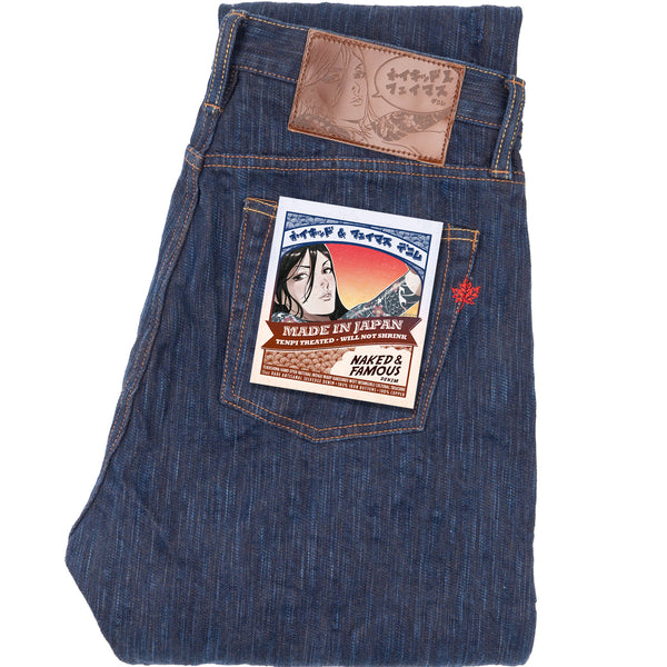 Weird Guy - MIJ15 - Hand Dyed Natural Indigo Kakishibu Intangible Cultural Treasure Selvedge Denim