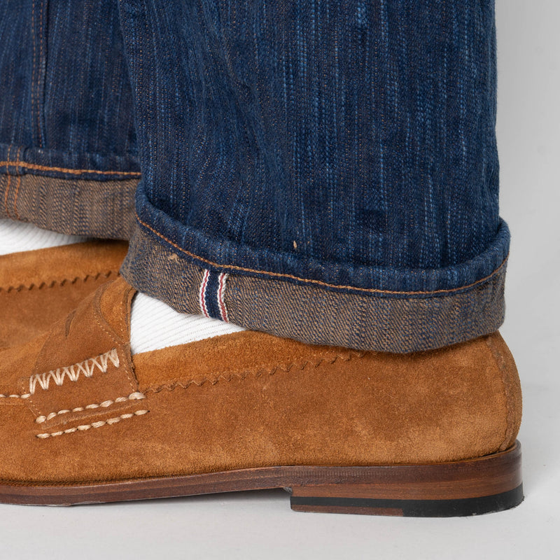 Weird Guy - MIJ15 - Hand Dyed Natural Indigo Kakishibu Intangible Cultural Treasure Selvedge Denim