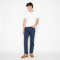 True Guy - MIJ15 - Hand Dyed Natural Indigo x Kakishibu Intangible Cultural Treasure Selvedge Denim
