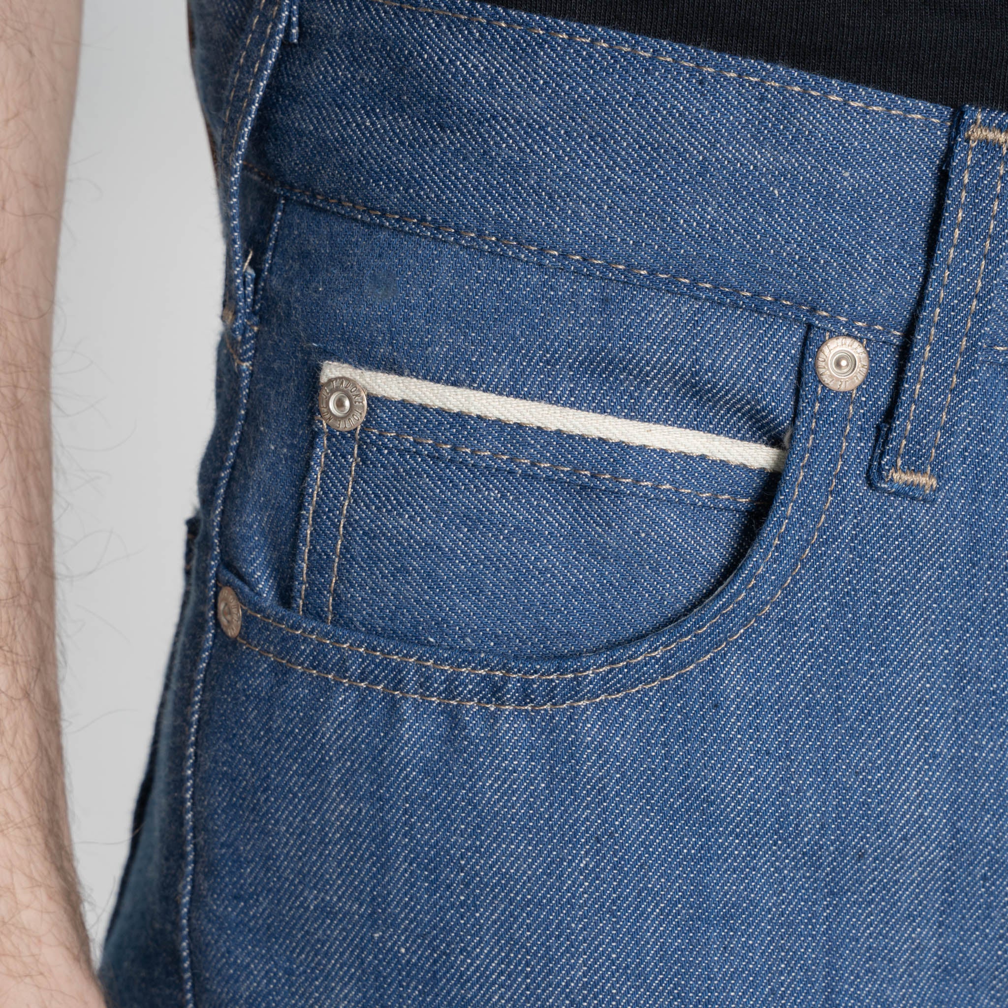 Super Guy - The Cat’s Pyjamas Selvedge - Blue by Naked & Famous Denim