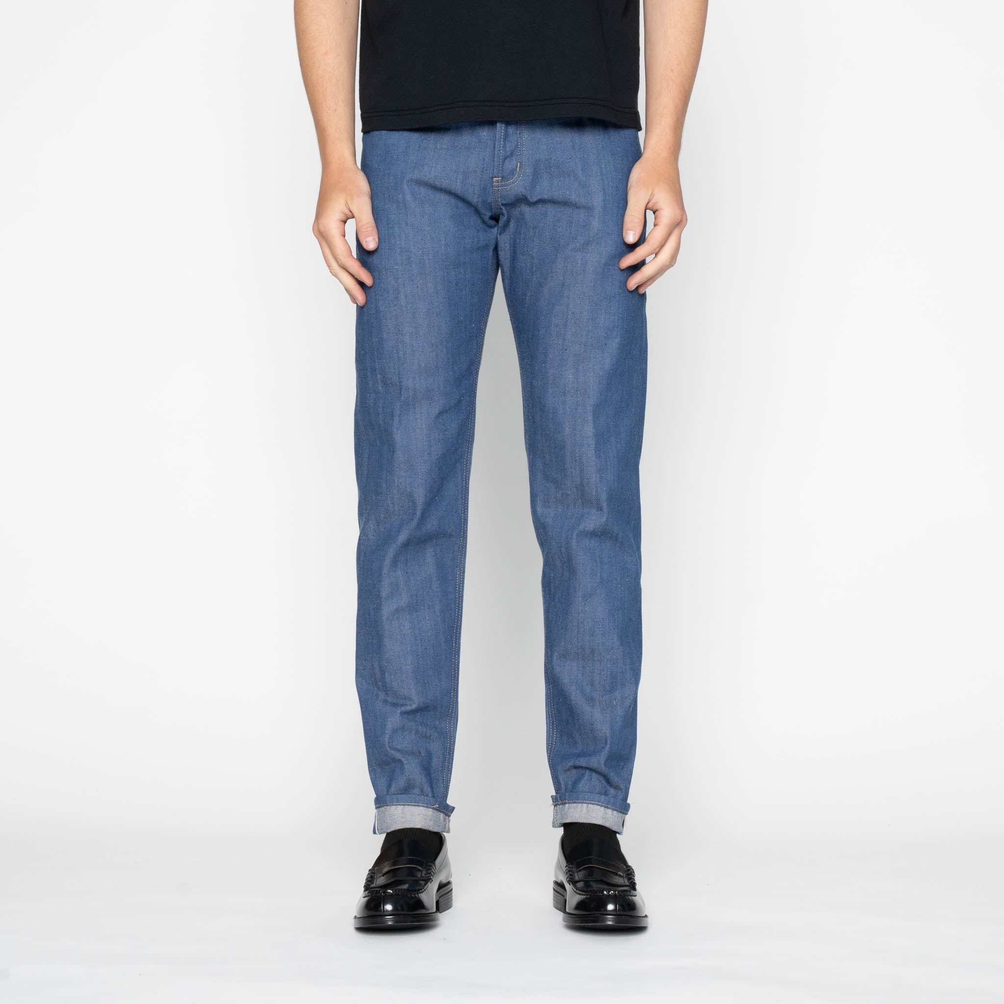 Easy Guy - The Cat’s Pyjamas Selvedge - Blue by Naked & Famous Denim