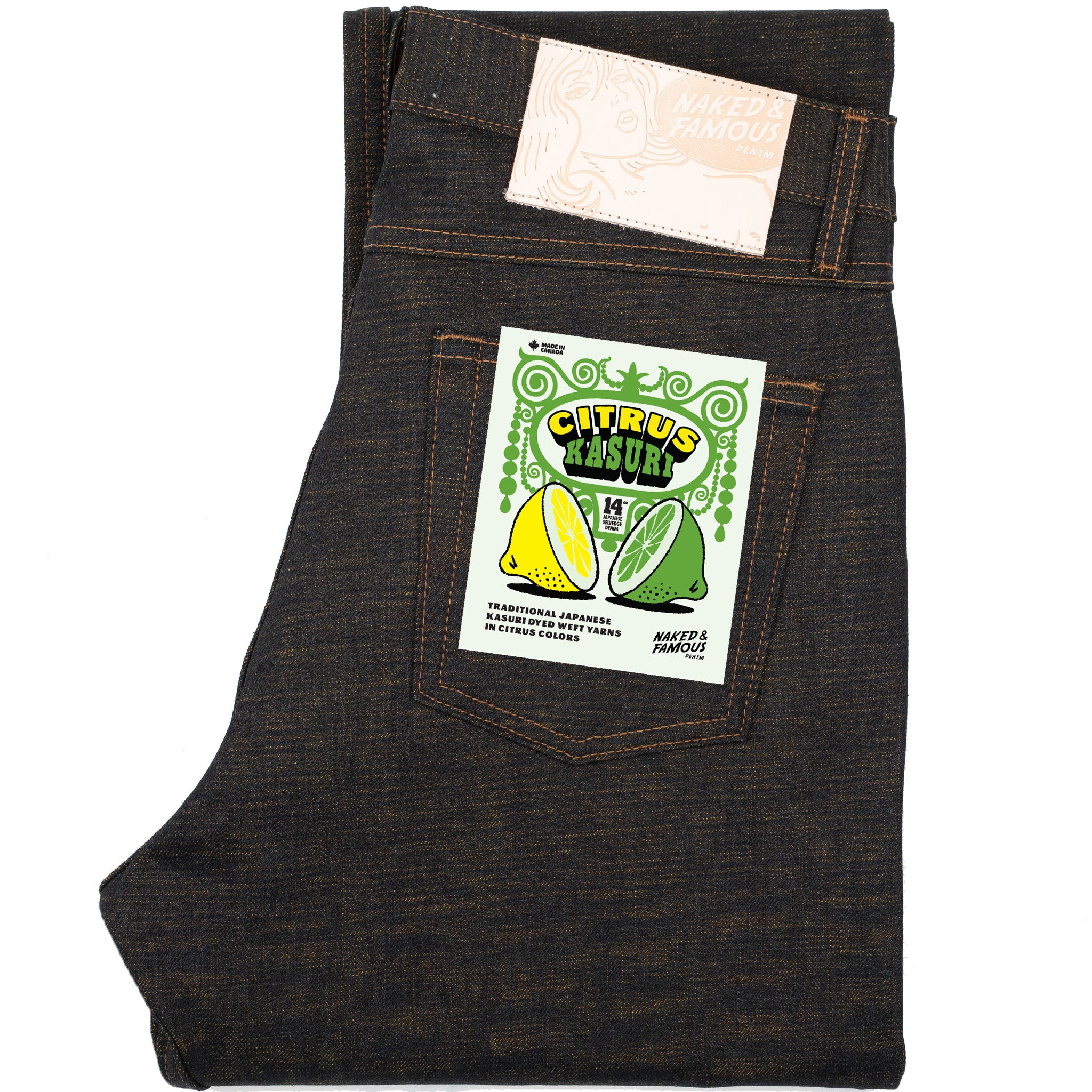 Super Guy - Citrus Kasuri Selvedge by Naked & Famous Denim