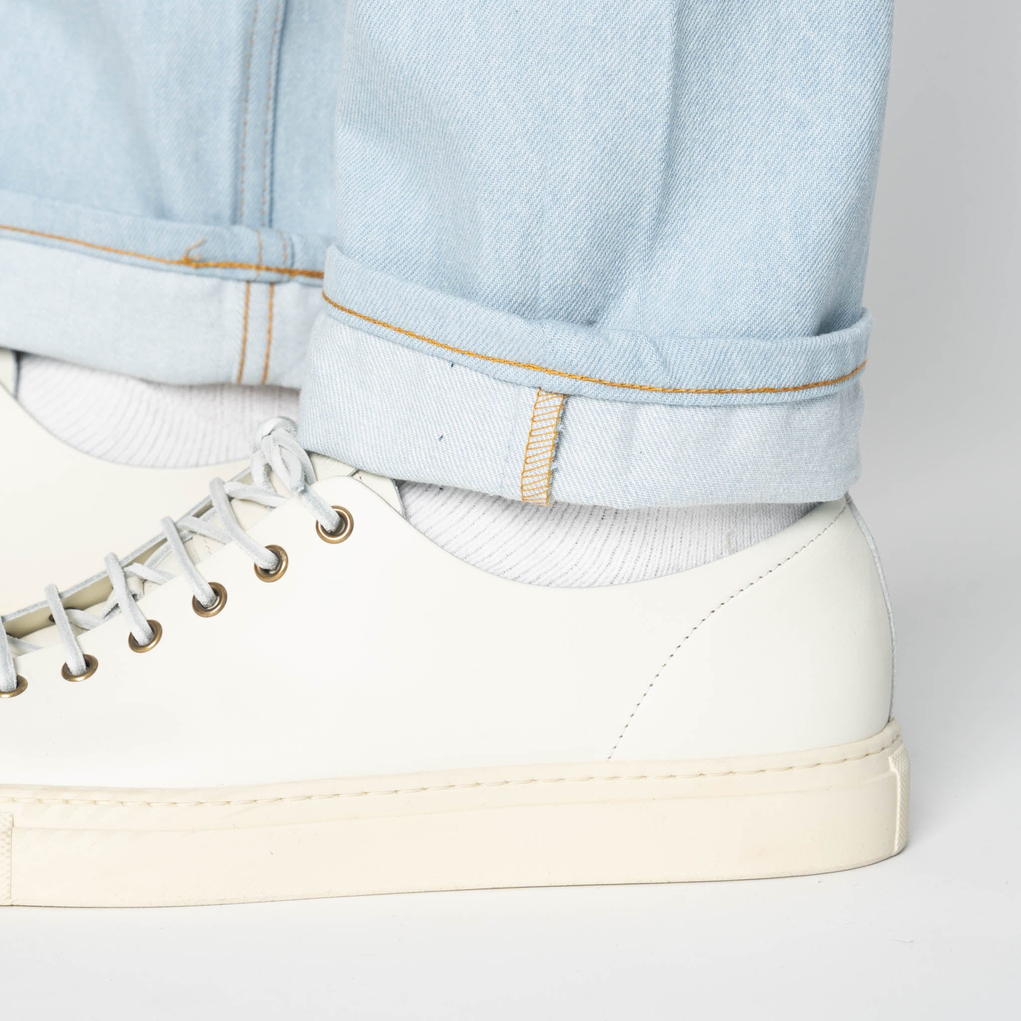 Weird Guy - Secret Agent Denim - Bleach Blue by Naked & Famous Denim