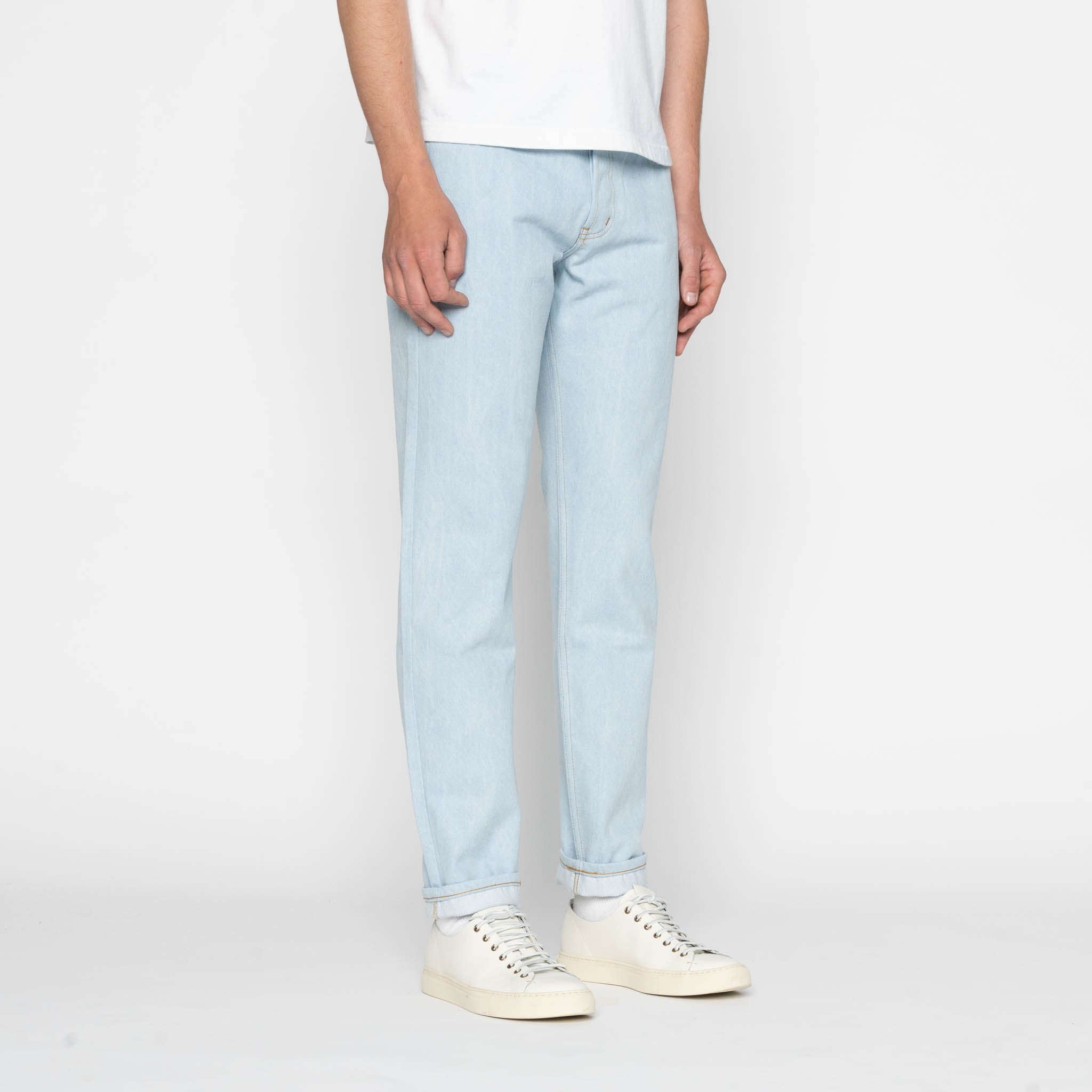 Easy Guy - Secret Agent Denim - Bleach Blue by Naked & Famous Denim