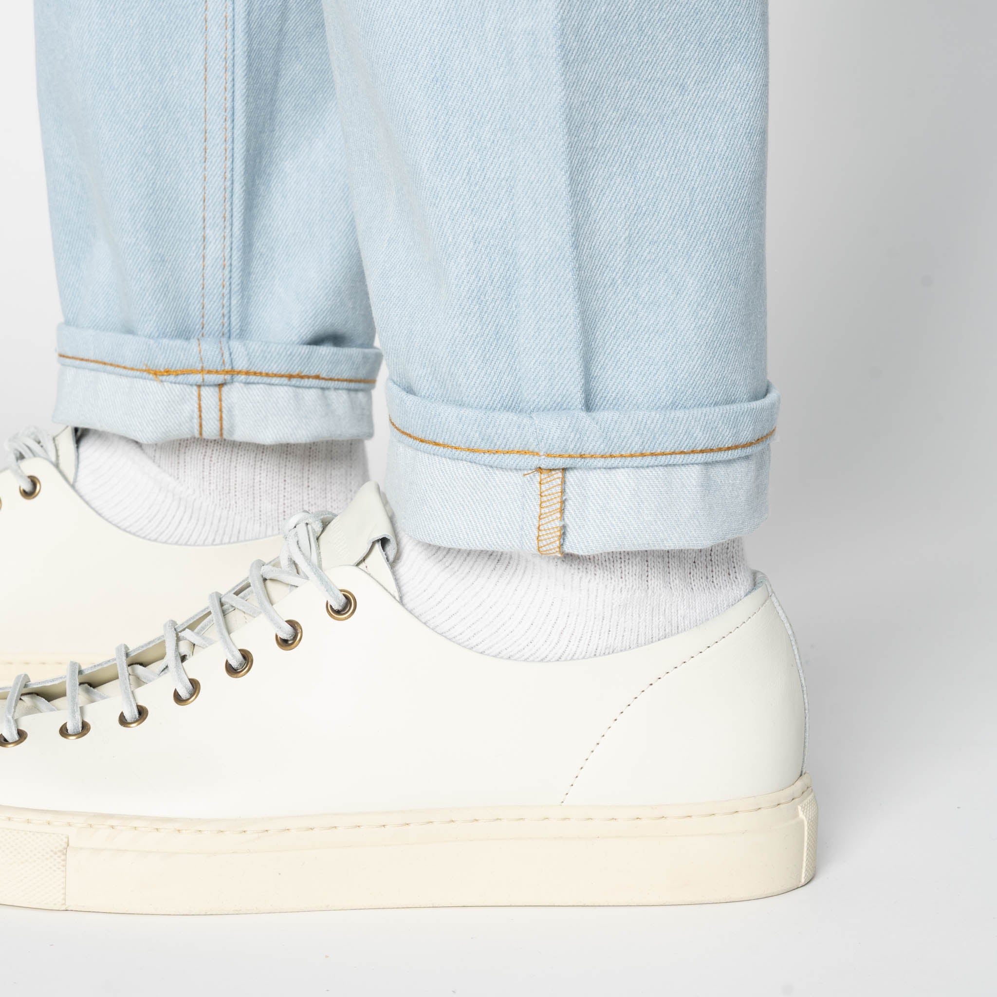 Easy Guy - Secret Agent Denim - Bleach Blue by Naked & Famous Denim