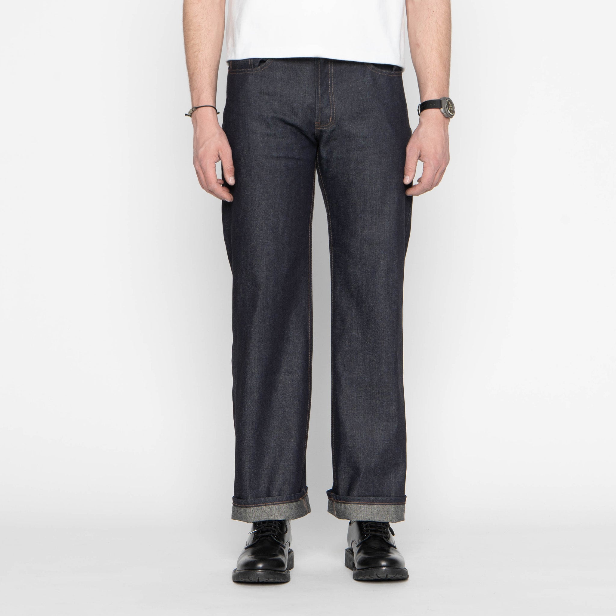Strong Guy - Hemp Blend Selvedge - Indigo by Naked & Famous Denim