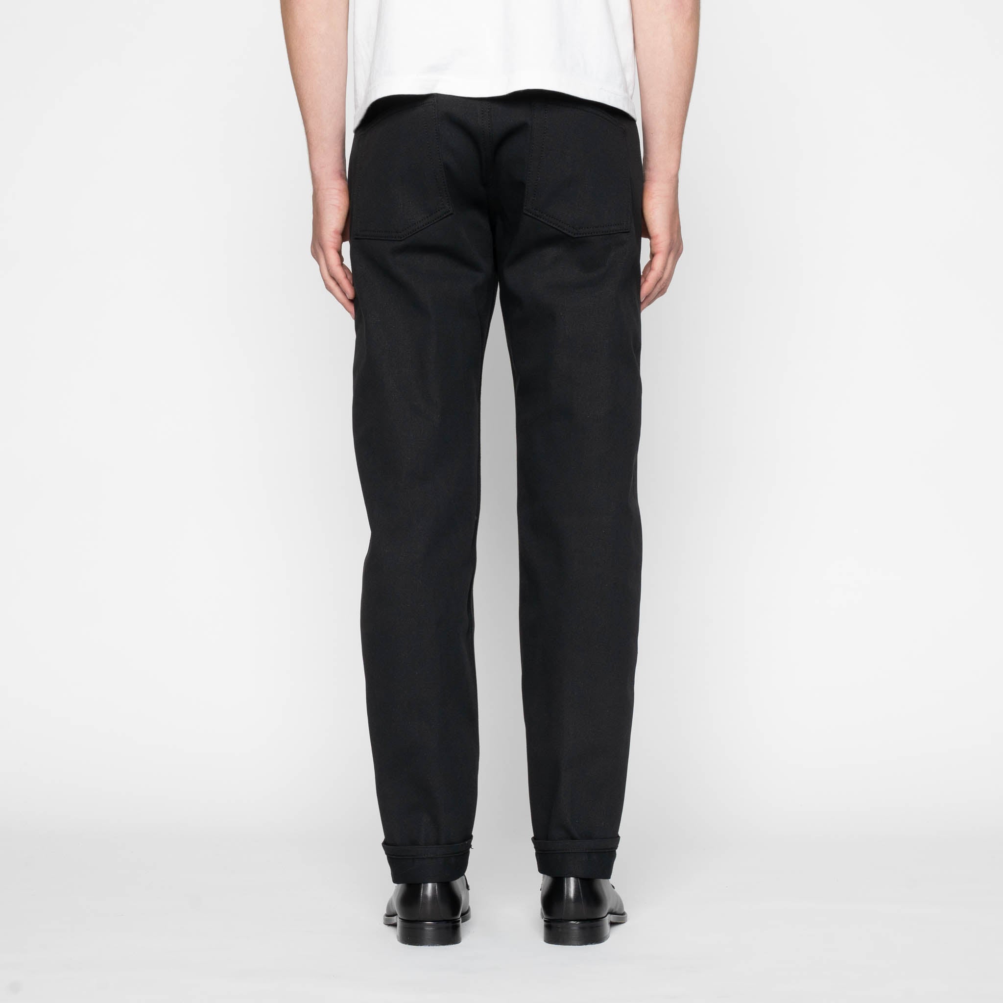 Easy Guy - Selvedge Slacks Black by Naked & Famous Denim