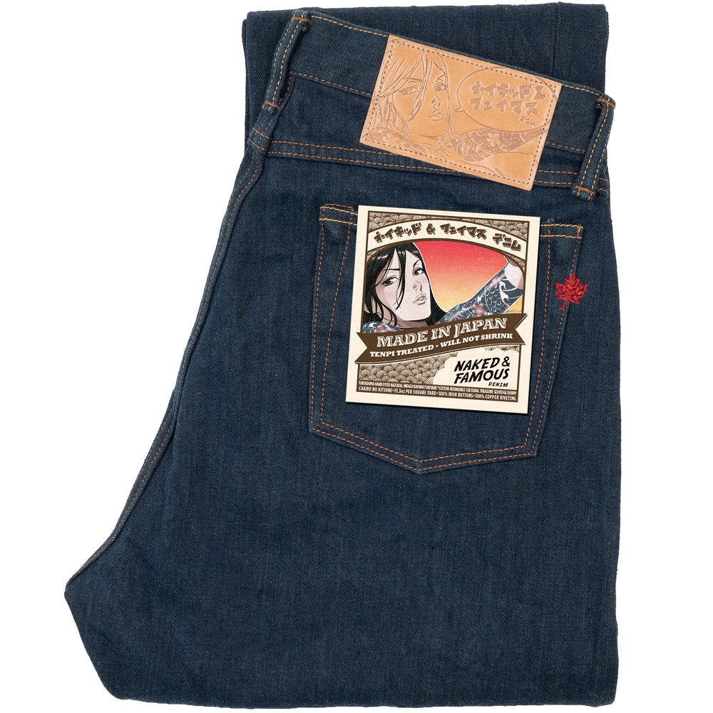 True Guy - MIJ17 - Chairo no Kitsune - Indigo by Naked & Famous Denim