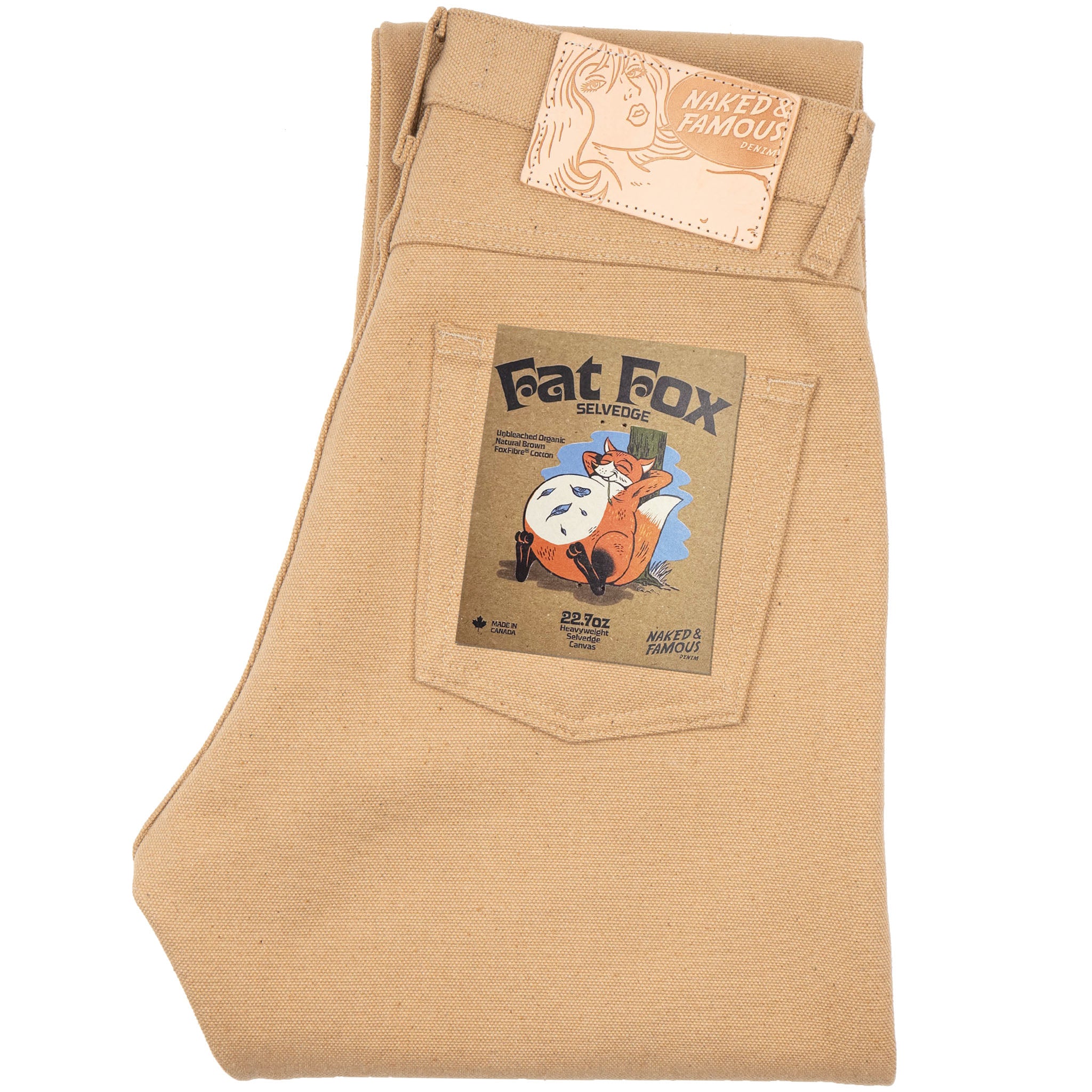 True Guy - Fat Fox Selvedge - Brown by Naked & Famous Denim