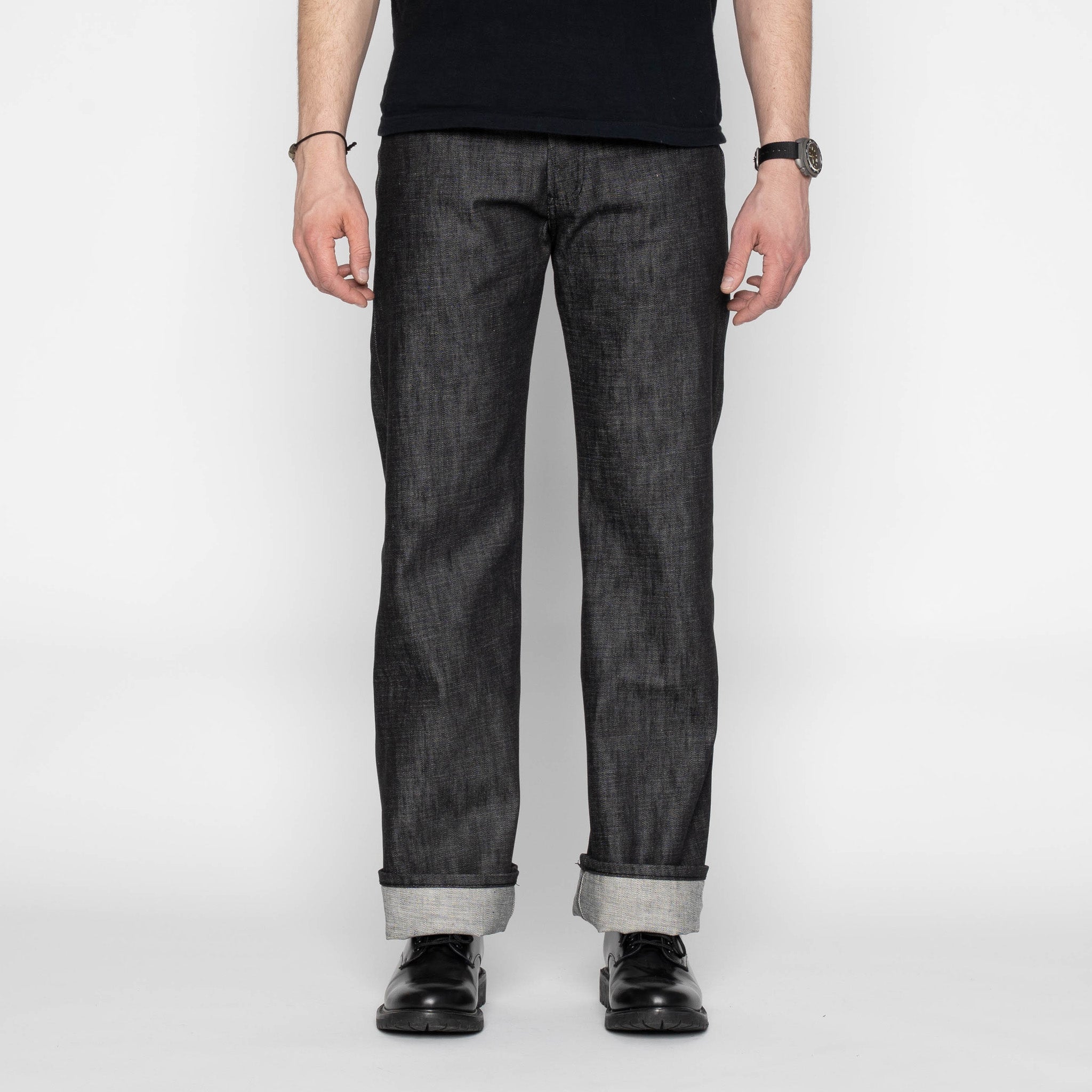 Strong Guy - Super Sexy Selvedge - Black by Naked & Famous Denim