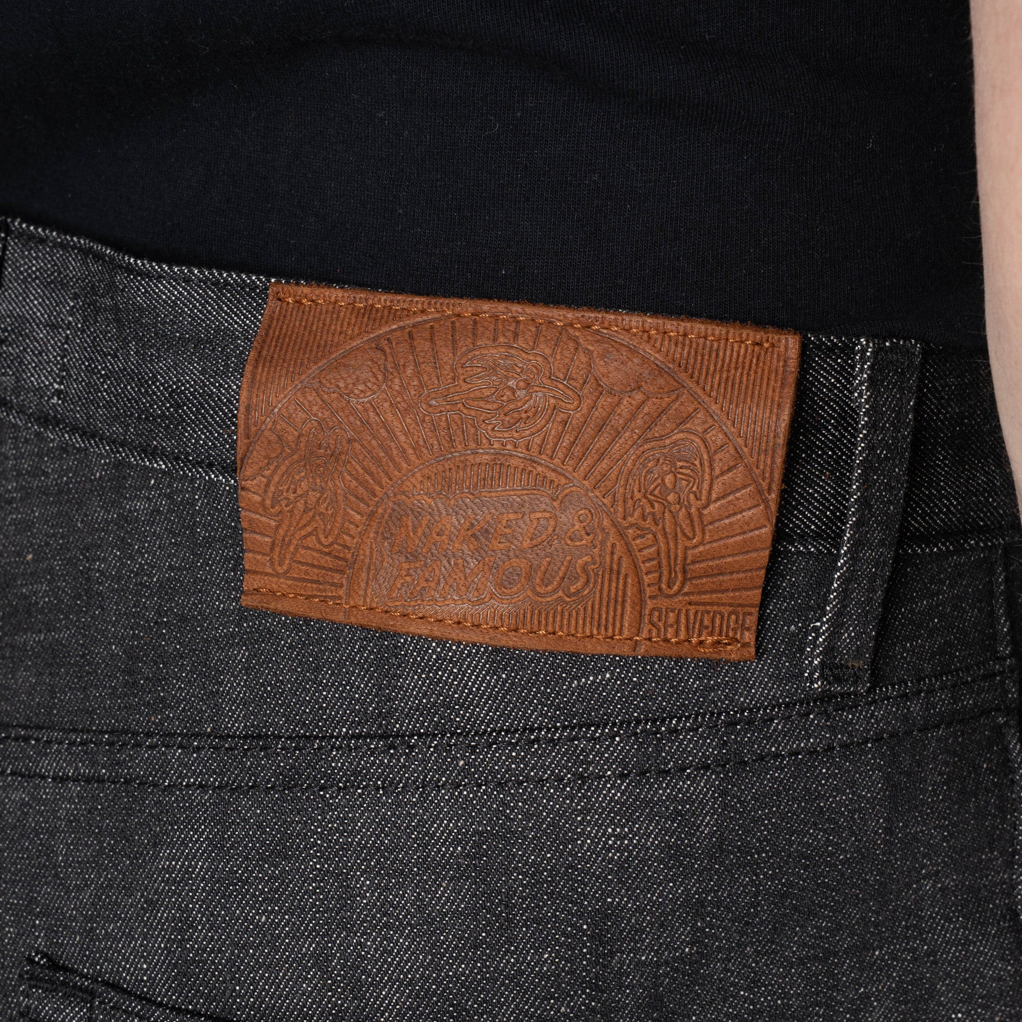 Strong Guy - Super Sexy Selvedge - Black by Naked & Famous Denim