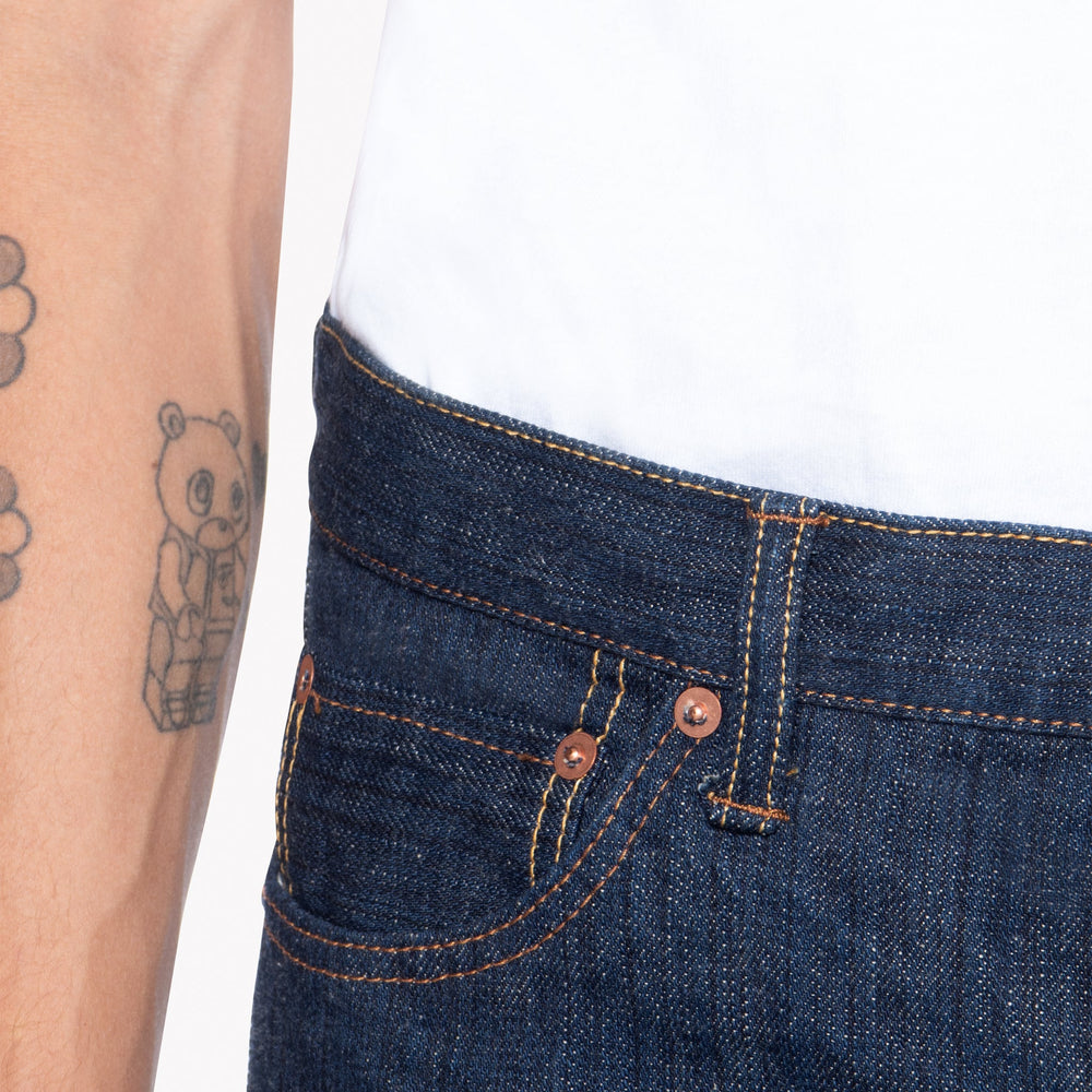 Super Guy - MIJ9 - "Tennen Ai" Natural Indigo Slub Selvedge by Naked & Famous Denim