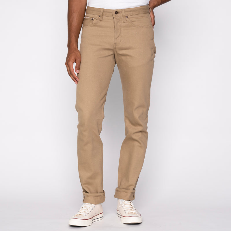 Weird Guy - Camel Slub Selvedge | Naked & Famous Denim