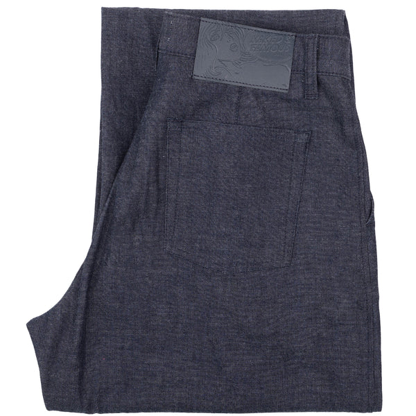 Pleated Trouser - 10oz Rinsed Denim - Indigo