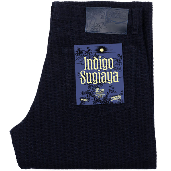 Pleated Trouser - Indigo Sugiaya - Indigo