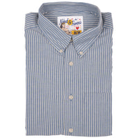 Easy Shirt - Organic Cotton Dobby - Blue | Naked & Famous Denim