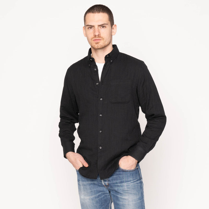 Easy Shirt - Double Weave Gauze - Black