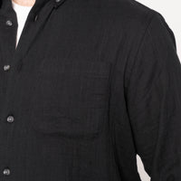 Easy Shirt - Double Weave Gauze - Black