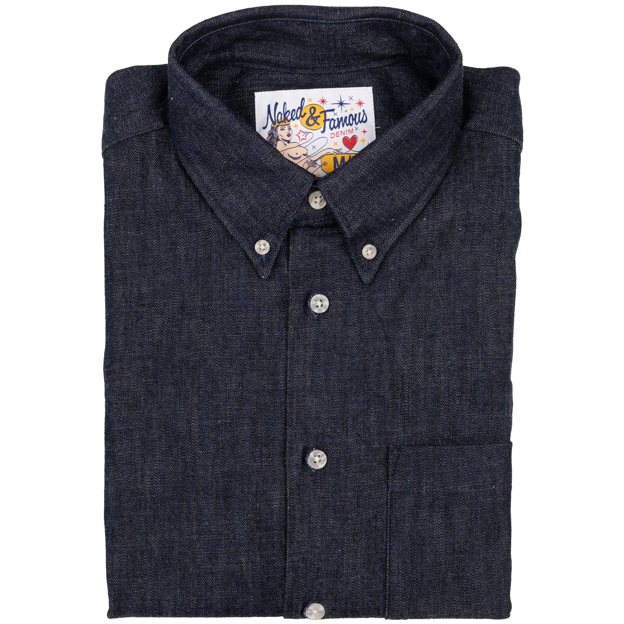 Easy Shirt - Slub Nep Denim