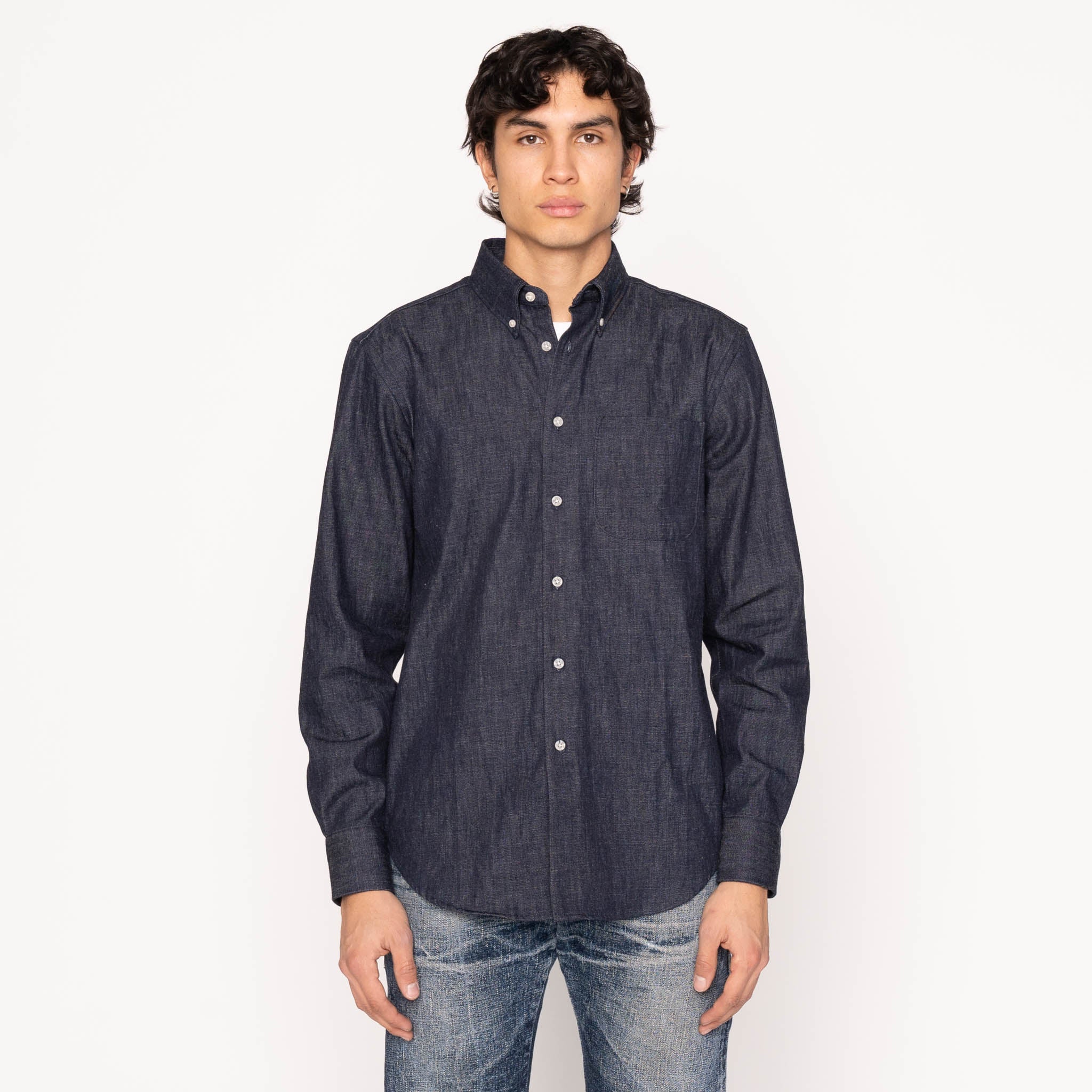 Easy Shirt - Slub Nep Denim
