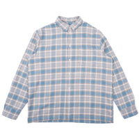 True Shirt - Soft Brushed Faded Flannel - Faded Blue